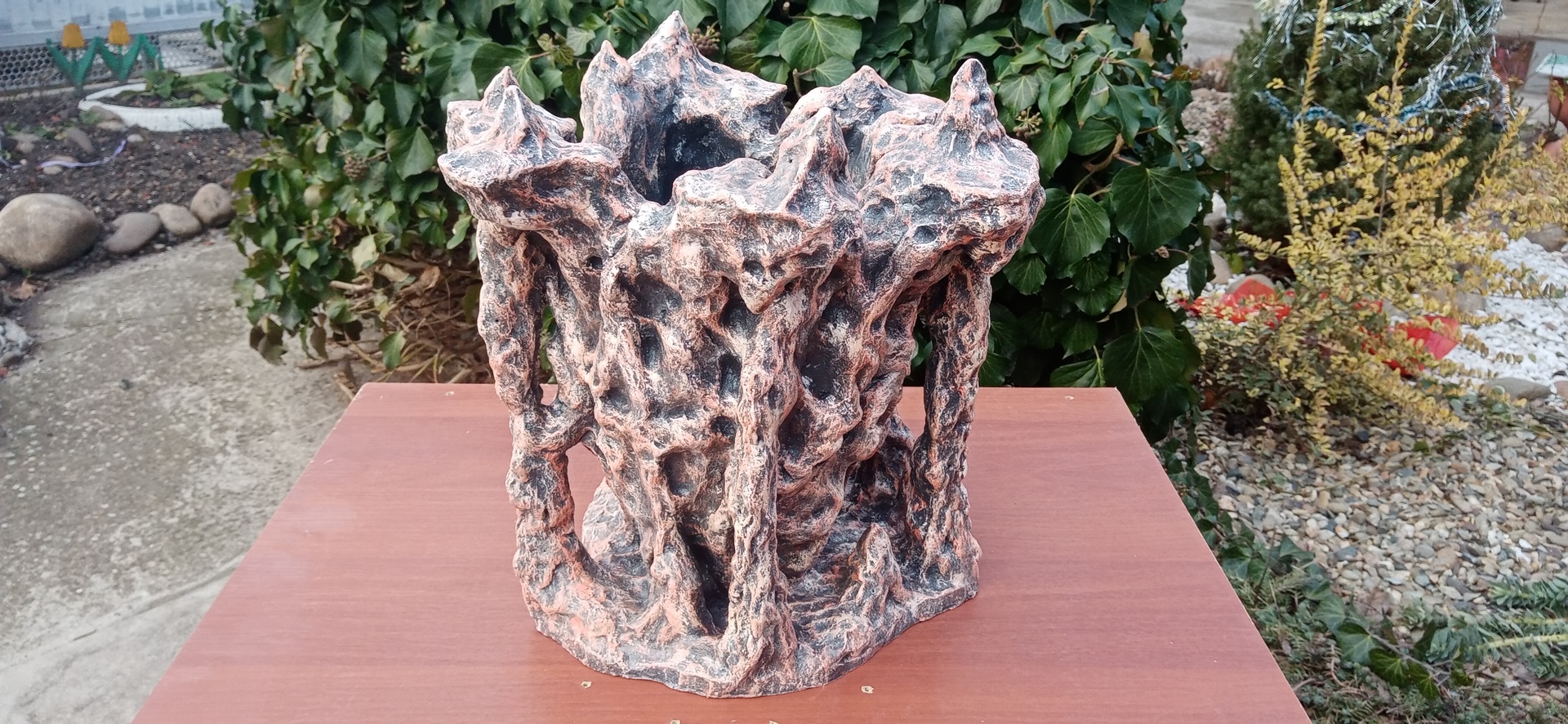 Вазон из тряпки и цемента своими руками смотреть онлайн