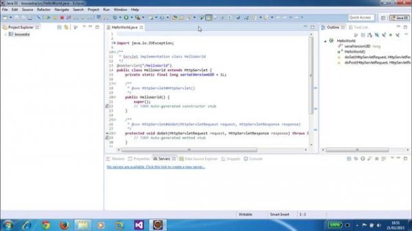 Java EE (J2EE)  | Tutorial 1: installation eclipse java ee ide
