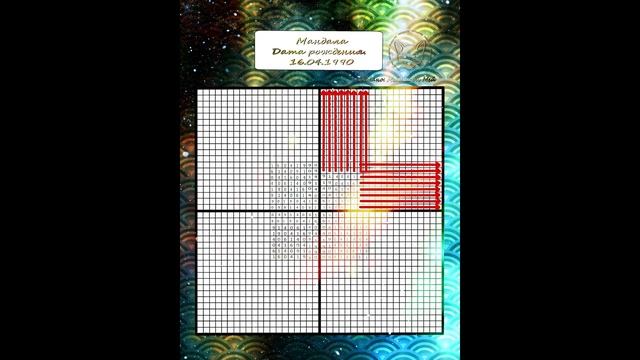 Квадратная мандала. смотреть онлайн