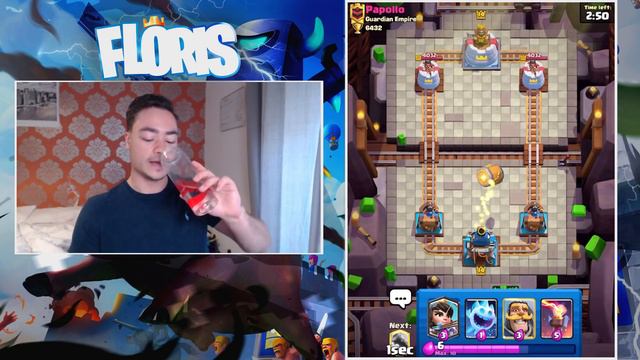 HALFUUR PUSHEN MET LOG BAIT! - Clash Royale смотреть онлайн