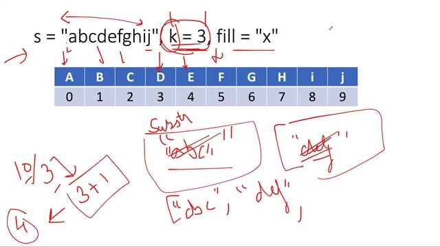 Divide a String Into Groups of Size k | Leetcode 2138 | Contest 276 | Strings ??? смотреть онлайн