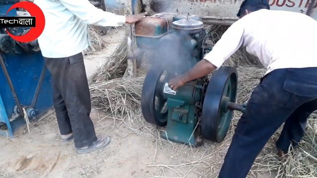 20 hp lister engine starting very amazing смотреть онлайн