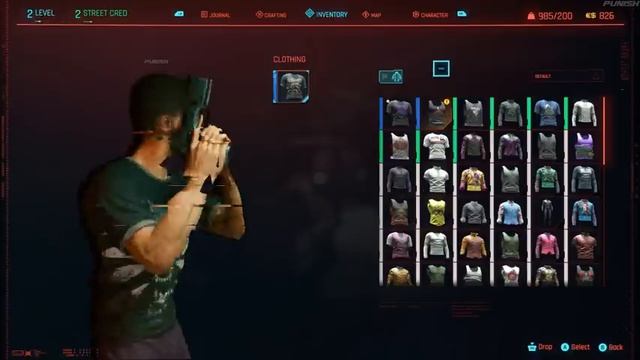 Cyberpunk 2077 - All Clothes Showcase (All Jackets, Shirts, Suits, Helmets, Masks, Pants, Shoes) смотреть онлайн