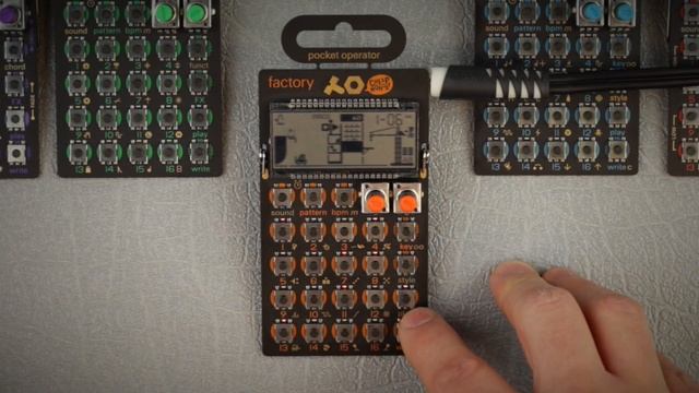 Teenage Engineering Pocket Operator PO-16 Factory - Demo & Tutorial смотреть онлайн