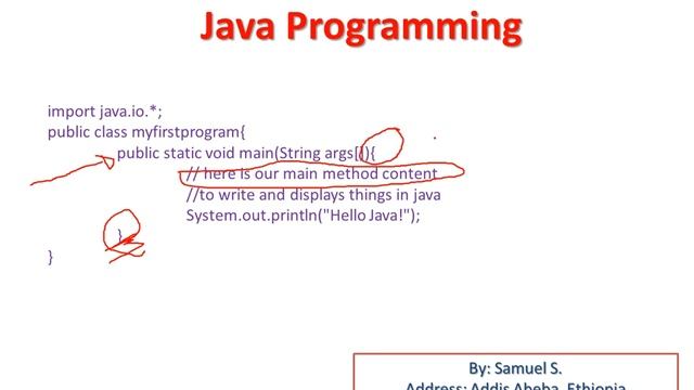 how to write java programming for the first time Lesson 1 смотреть онлайн