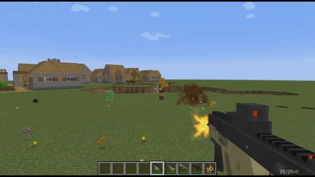 Обзор мода на майнкрафт TECHGUNS