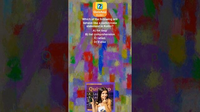 Kotlin Which of the following will behave like a switchcase statement in Kotlin смотреть онлайн