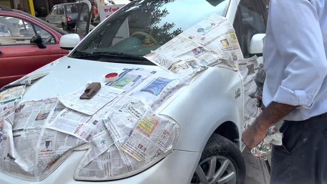 My project car Maruti Suzuki SX4 restoration denting painting | Suzuki Sx4 sedan paint work | part смотреть онлайн