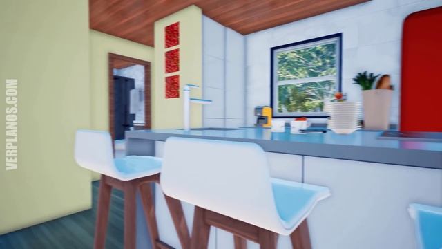 ✅ Planos De Casa ¡Económica! #1 Dormitorio #1 Baño (DWG / PDF)