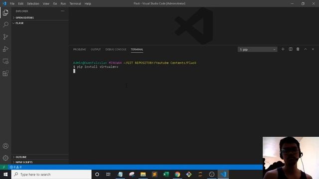 Flask | 1. Setting up virtual environment and flask installation смотреть онлайн