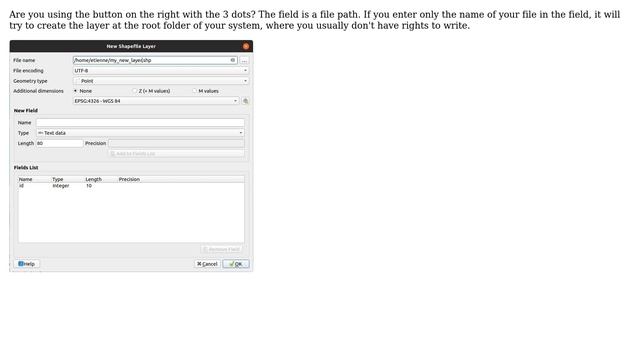 GIS: "Permission denied" error when trying to create shapefile layer (2 Solutions!!) смотреть онлайн
