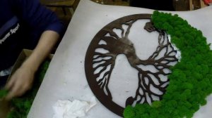 DIY СТАБИЛИЗИРОВАННЫЙ МОХ! ДЕЛАЕМ ПАННО ИЗ МХА!