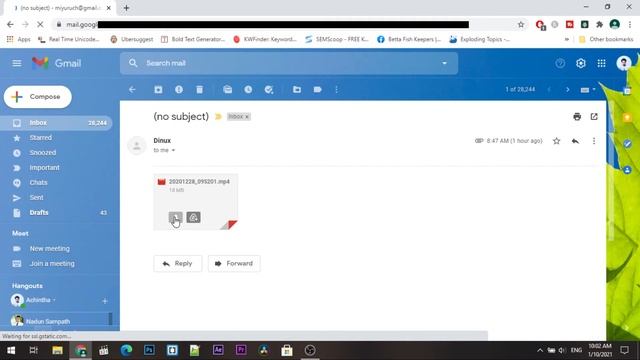 How to download gmail file | How to download video file received in Gmail смотреть онлайн
