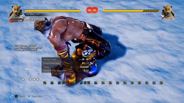 Tekken 7 King - Indian Death Lock 95dmg! - как сделать просто смотреть онлайн