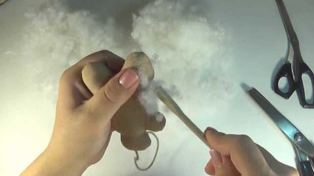 МК "Пряничный человечек Тильда". Gingerbread men. смотреть онлайн