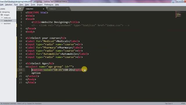 radio button dropdown in html form смотреть онлайн