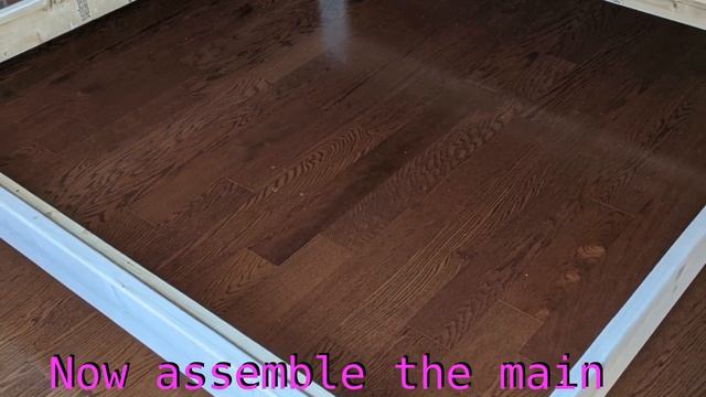 How to build a king-size platform bed frame under $100. DIY woodworking with minimal material waste смотреть онлайн