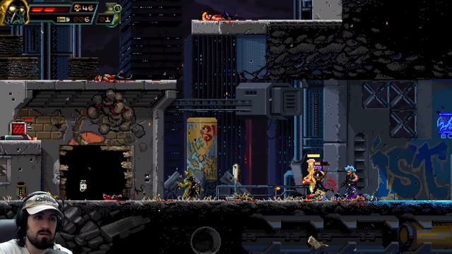 #1 РЕТРО 2D КИБЕРПАНК - Huntdown обзор / Хантдаун смотреть онлайн