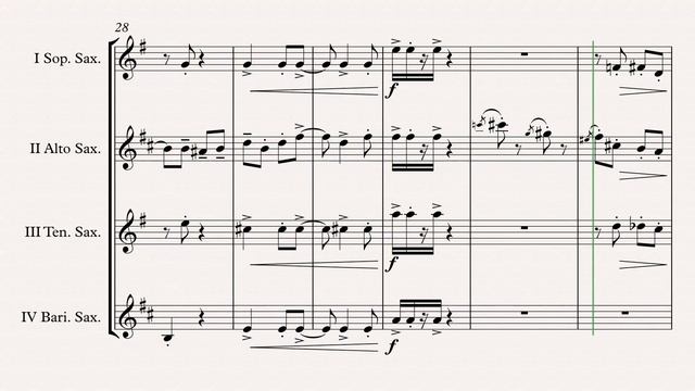 „Wallace & Gromit“ Sax. Quartet (SATB) arr. Adrian Wagner Sheet Music смотреть онлайн