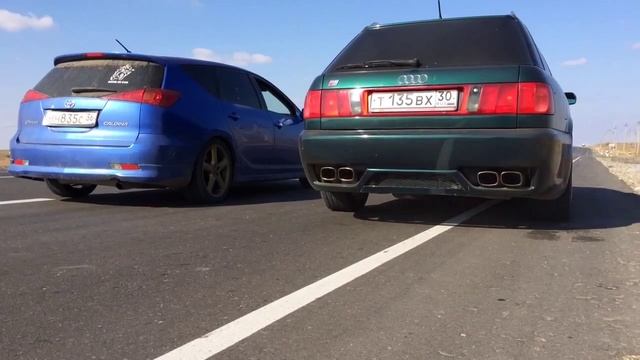 S4(c4) avant(rs kit+prj launch) vs caldina turbo смотреть онлайн