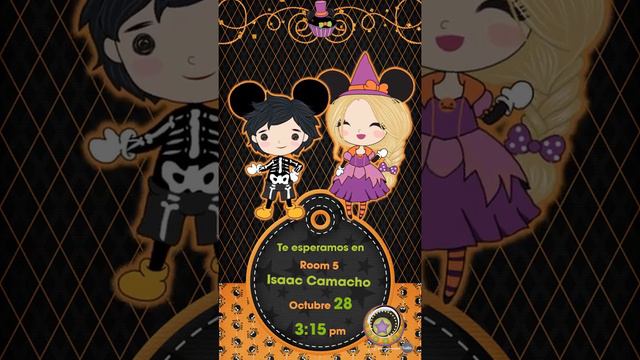 VIDEO INVITACION DISNEY MICKEY HALLOWEEN смотреть онлайн