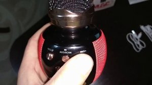 Караоке микрофон wster WS-2911.Настройка радио и подключение к телефону.
