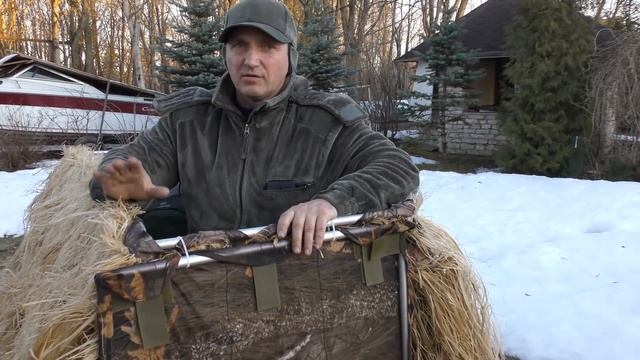 Скрадок Года для охоты на гуся, своими руками! смотреть онлайн