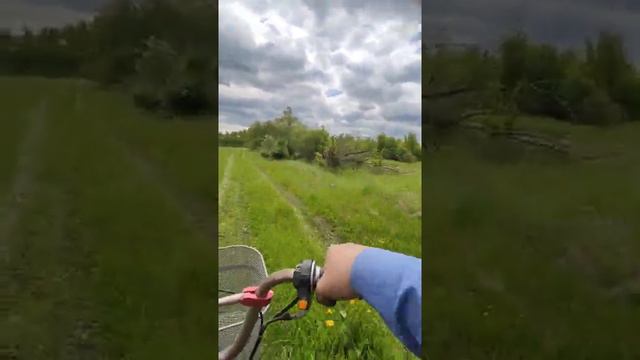 покатушки на мотовелосипеде с двигателем F-80. смотреть онлайн