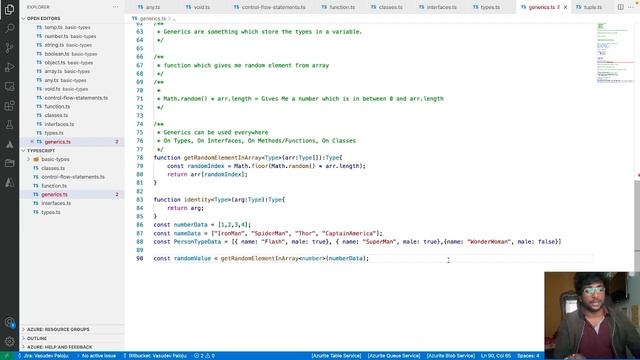 16 Generics in TypeScript смотреть онлайн