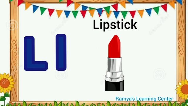 Letter L Words For Kids/L Letter Words/Words Start With Letter L/L Words/L For Words
