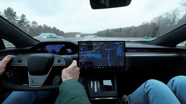 Tesla Model S тест драйв смотреть онлайн