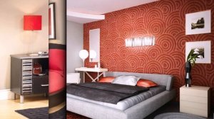 Серо - Красный Цвет в Интерьере / Интерьер в Серо - Красных Тонах/