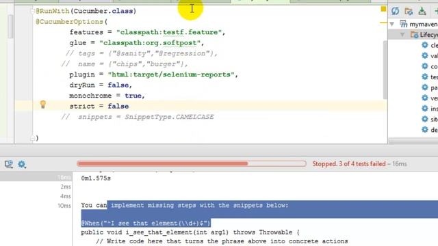 Strict option in Cucumber смотреть онлайн