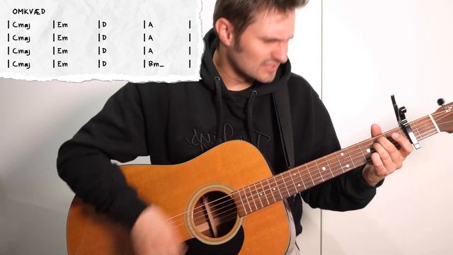 Lær at spille "Istedgade" med Hjalmer på guitar смотреть онлайн