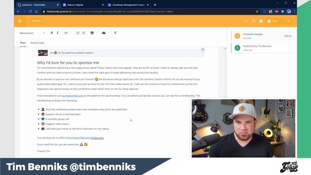 The magical combination for creating a modern website - Tim Benniks - vueday 2021 смотреть онлайн