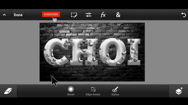 COLOR DROP TEXT WITH SHINNY GOLD STROKE EFFECT IN PS TOUCH & PIXXELAB @ ANDROID EDITING TUTORIAL смотреть онлайн