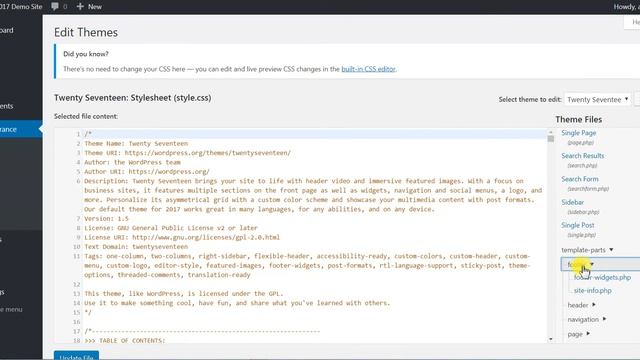 Remove ‘Proudly powered by WordPress’ without a plugin 2017 Theme смотреть онлайн