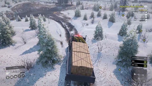 SNOWRUNNER Gameplay | Part 100 | Valley Polar Base Research Deliver to the Polar Base смотреть онлайн