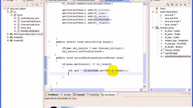 Aula 1600 java - Função String Lentgh no Eclipse смотреть онлайн