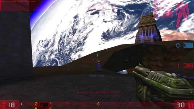 Unreal Tournament GOTY Walkthrough "Godlike" 1440p maxed graphics PART 17 - Facing Worlds (CTF) смотреть онлайн