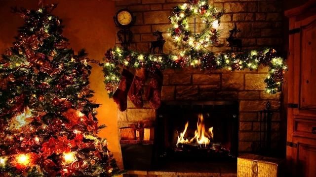 Christmas fireplace 4K / 5 hours / Рождественский камин 4К / 5 часов смотреть онлайн