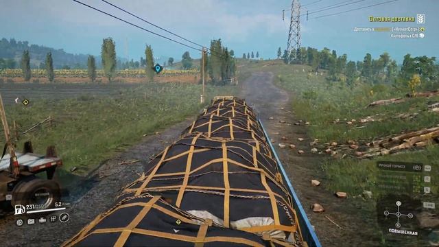 SnowRunner - Прохождение миссии. Оптовая доставка (Карта. Пашни). Season 8:Grand Harvest. смотреть онлайн