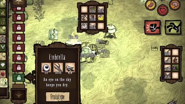 Don't Starve Pocket edition | making an eyebrella смотреть онлайн