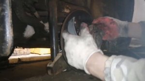 Замена задних колодок,Шкода октавия 1.6akl