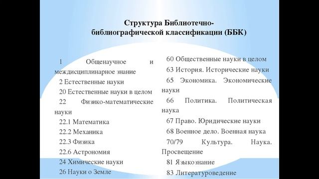 Библиотечный урок СБА библиотеки алфавитный и систематический каталоги смотреть онлайн