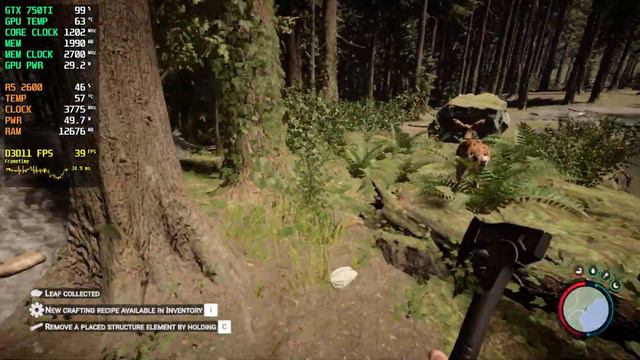 Sons Of The Forest | GTX 750TI 2GB | R5 2600 | 16GB RAM