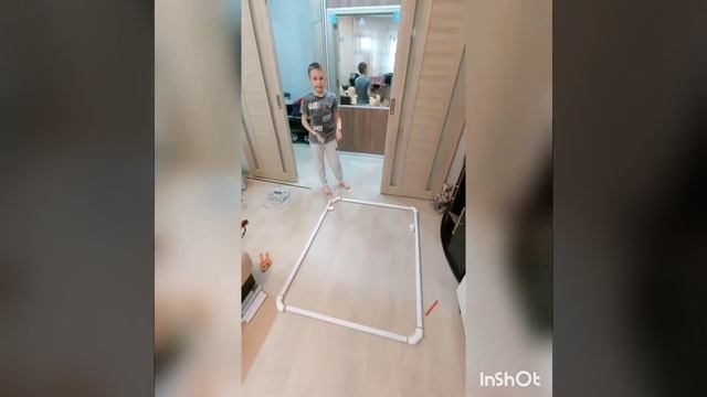 Качель-гамак из ПВХ труб своими руками смотреть онлайн