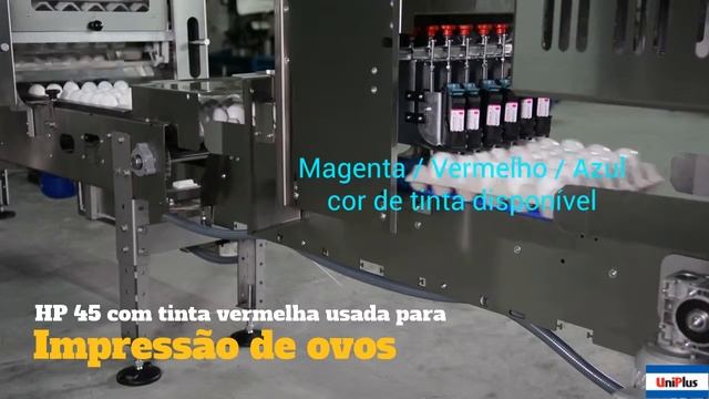 Cartucho de tinta HP 45 (tecnologia TIJ 2.5) usado para impressão de ovos - UniPlus смотреть онлайн