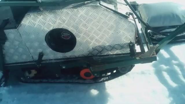 Мото-собака.Разборный мини-снегоход. Лифан 15 .Селигер 2020.mp4