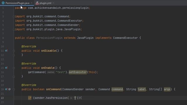 Bukkit Plugin Tutorial 1.16+ | Permissions смотреть онлайн